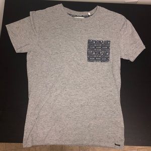 SALE! ⭐️ Grey Tribal Print Pocket Tee
